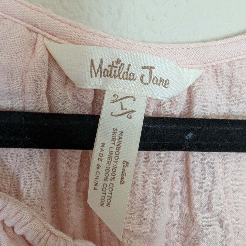 Matilda Jane Blush and Brick Blouse Size L - Picture 5 of 5